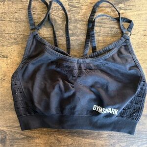 Gymshark Charcoal Lace Sports Bra